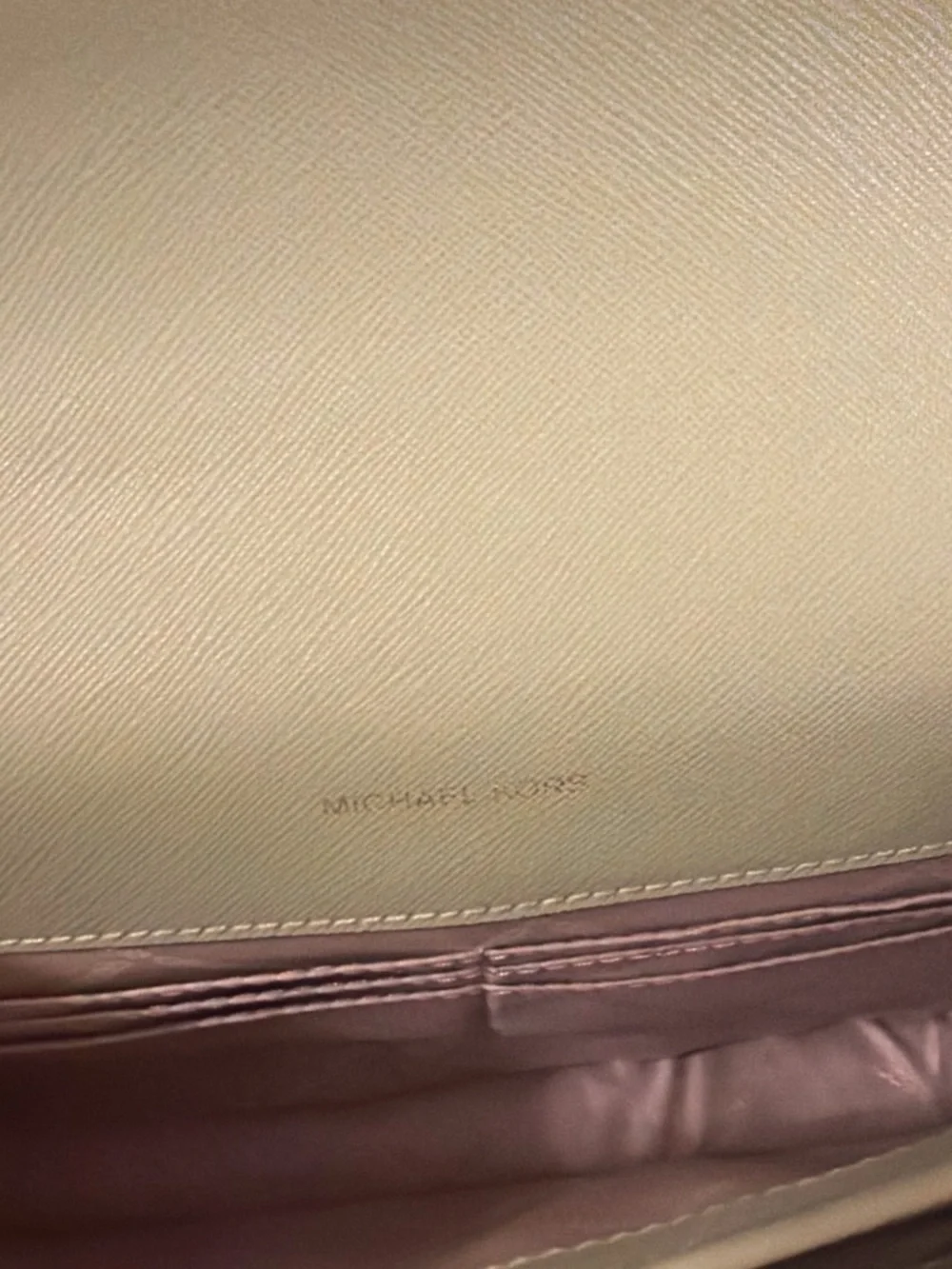 Michael Kors Olive Green Crossbody with Gold Chain